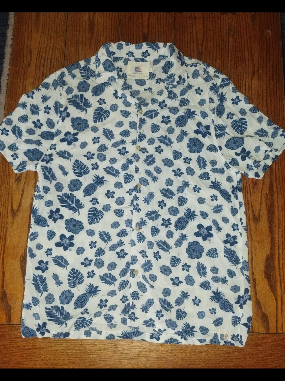 Laguna Mens XL Hawaiian Beach Shirt